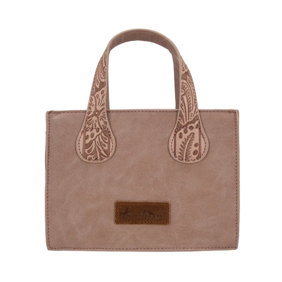 Montana West Aztec Tapestry Mini Tote/Crossbody Pink NWT - Picture 2 of 2